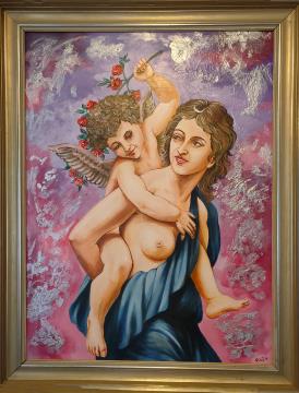07_Diana_boginja lova v srebrnem okviru_60x80_110 EUR